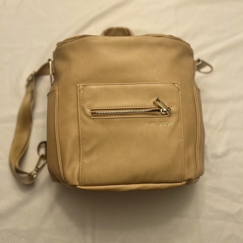 Fawn Design Square Diaper Bag - Beige